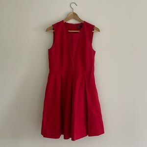 GAP Red Fit-and-flare Dress - 2